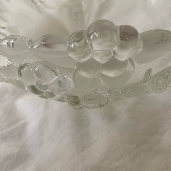 walther crystal mikasa west germany carmen '80's heavy serving bowl - Picture 13 of 16
